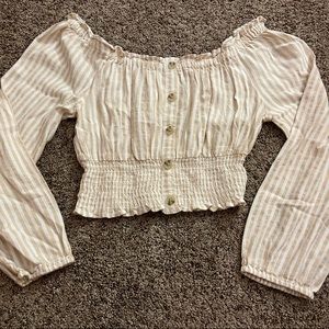 Aeropostal babydoll crop top